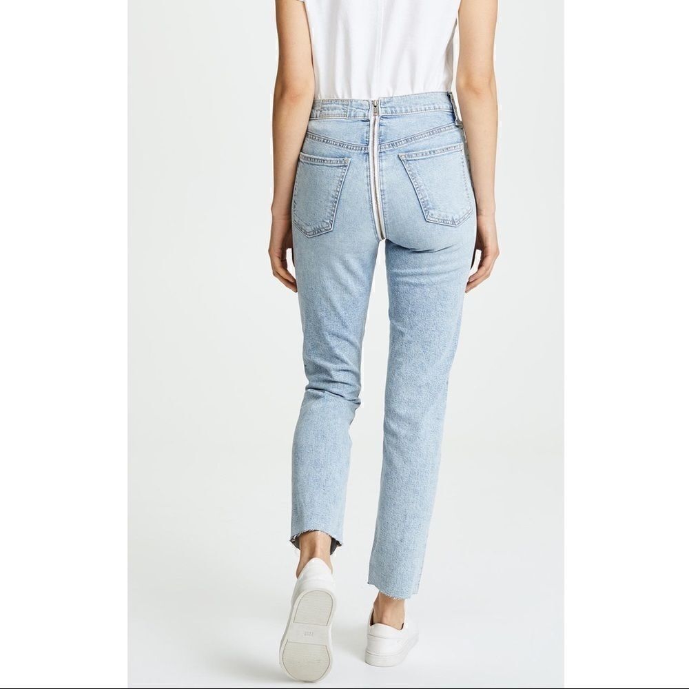 Ziwy Women's Blue Gloria Original Back Zip Jeans